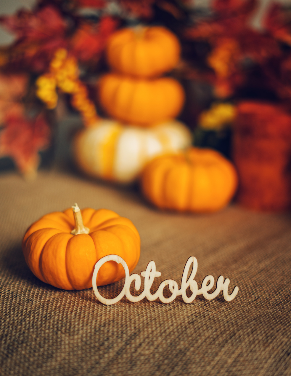 October Background